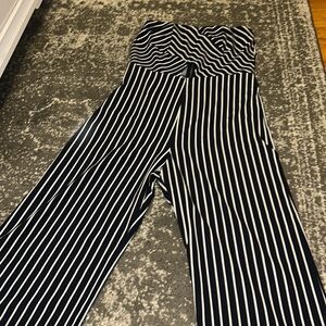 Boutique strapless formal jumpsuit